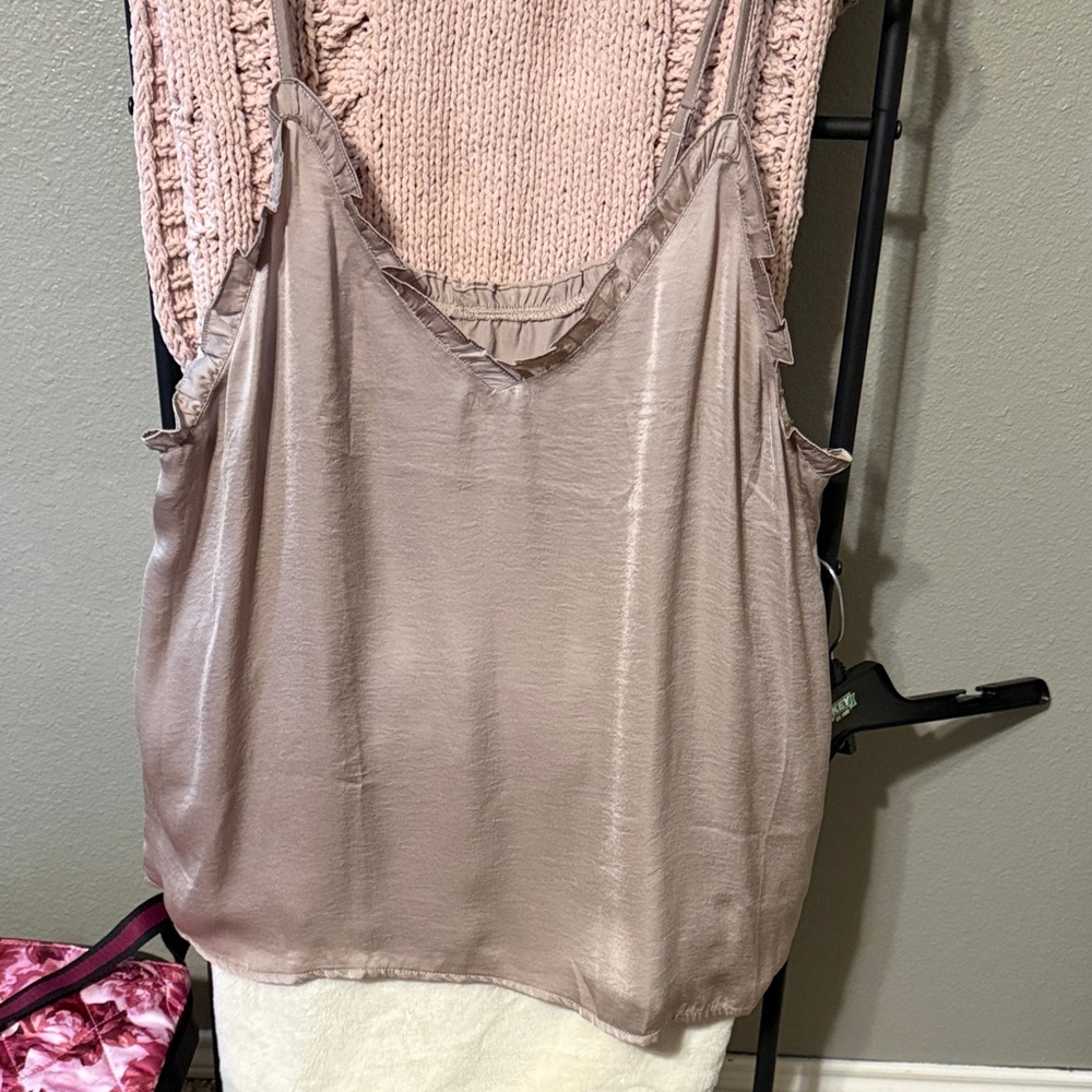 Elegant Satin Women's Top